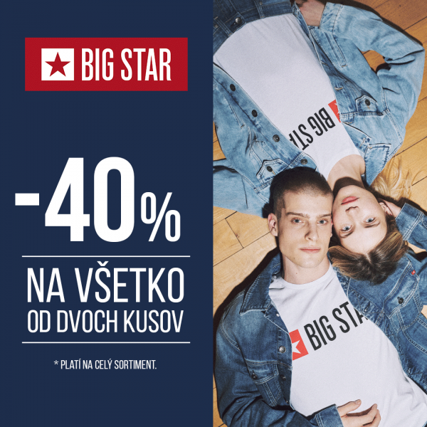 Zľava -40 % na všetko