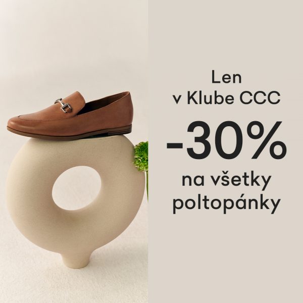 Zľava 30 % na všetky poltopánky