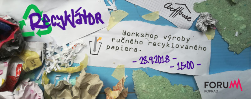 Workshop kreatívnej recyklácie 23.9.