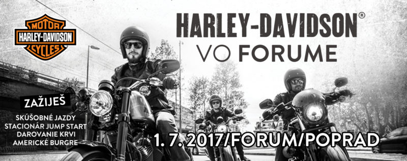 Harley-Davidson prichádza do Popradu. Už v sobotu 1.7.2017