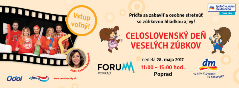 Veselé Zúbky - Príďte s nami osláviť Deň Detí