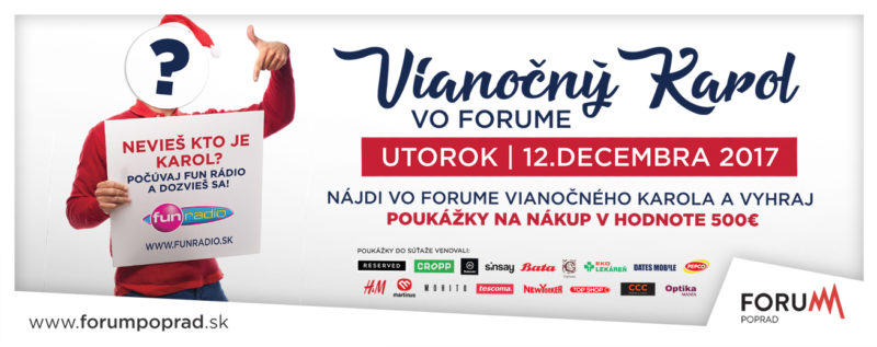 Vianočný Karol vo Forume