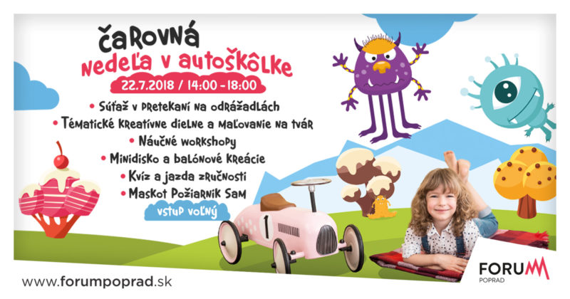 Čarovná nedeľa v Autoškôlke 22.7.