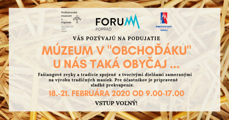 Múzeum v obchoďáku 18. -21. február