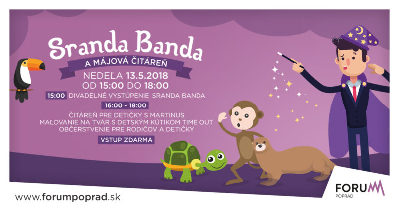 Sranda Banda a Májová Čitáreň