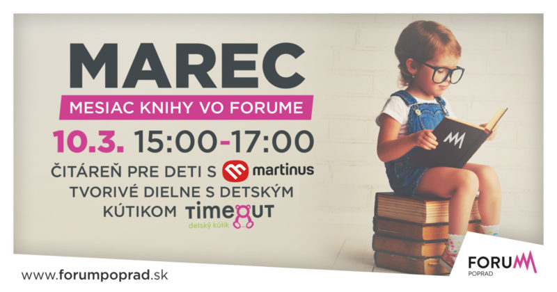 Marec mesiac knihy vo Forume
