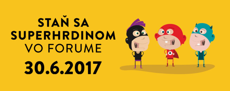 Nezáleží na známkach, u nás bude 30.júna každé dieťa superhrdinom